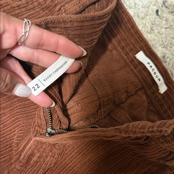 PACSUN Brown Corduroy Women's Pants - Picture 6 of 12